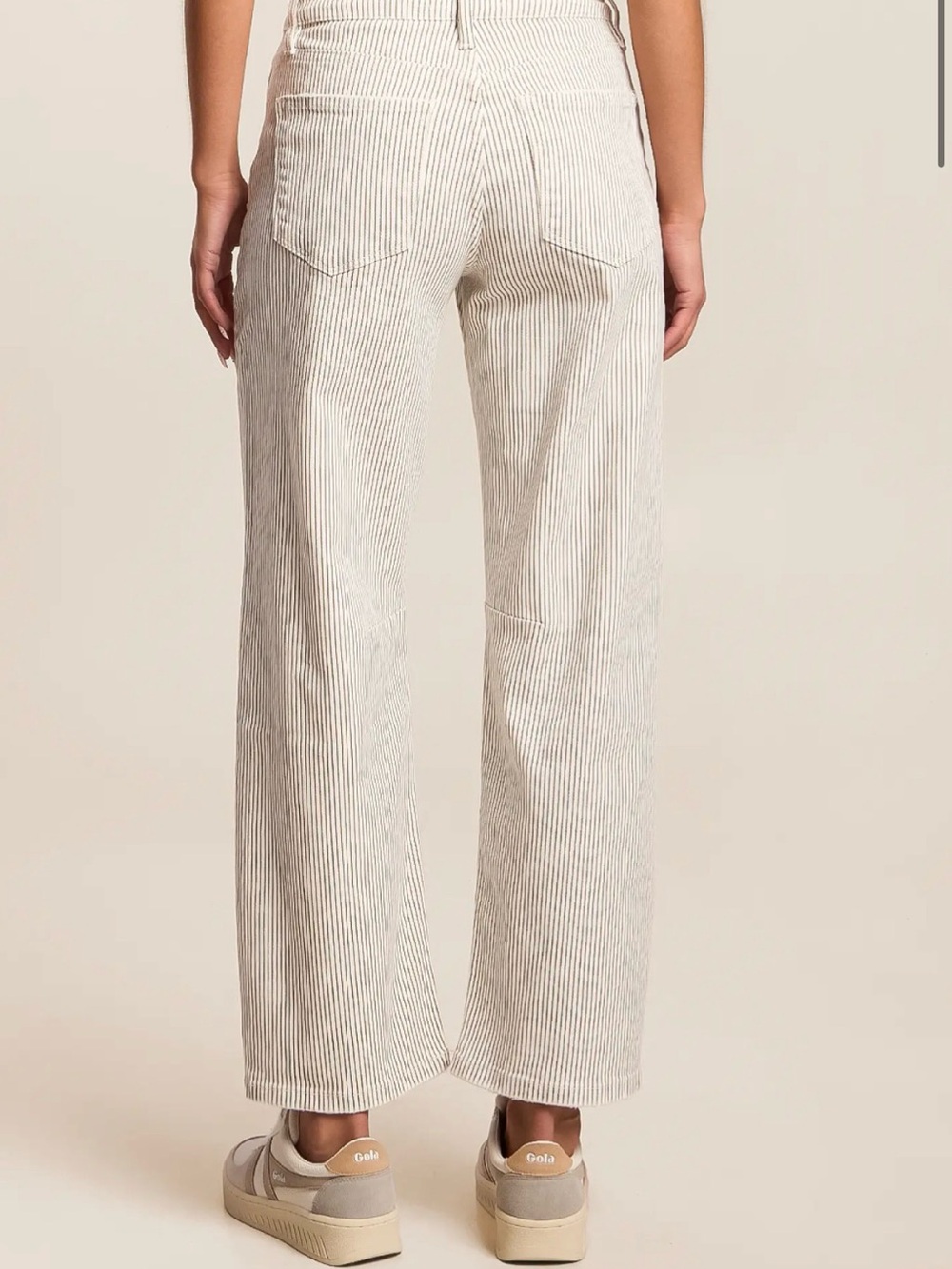Straight-Leg Jeans in Light Stripe - Women - Picture 3 of 9